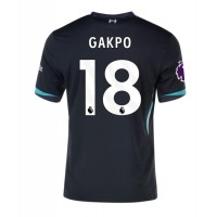 Maglia Calcio Liverpool Cody Gakpo #18 Seconda Divisa 2024-25 Manica Corta